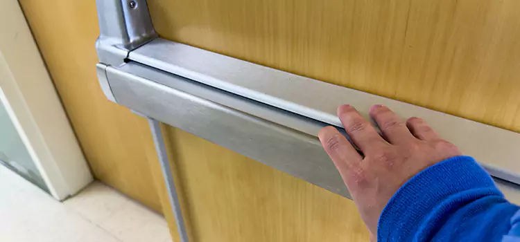 Installing a Push Bar on a Door Burbank